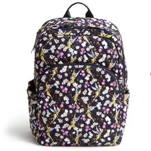 Vera Bradley Disney Tinkerbell Essential Large Backpack Tinker Bell